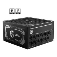  MSI MAG A1000GL PCIE5 Full Modular 80 Plus Gold ATX 3.1 Power Supply